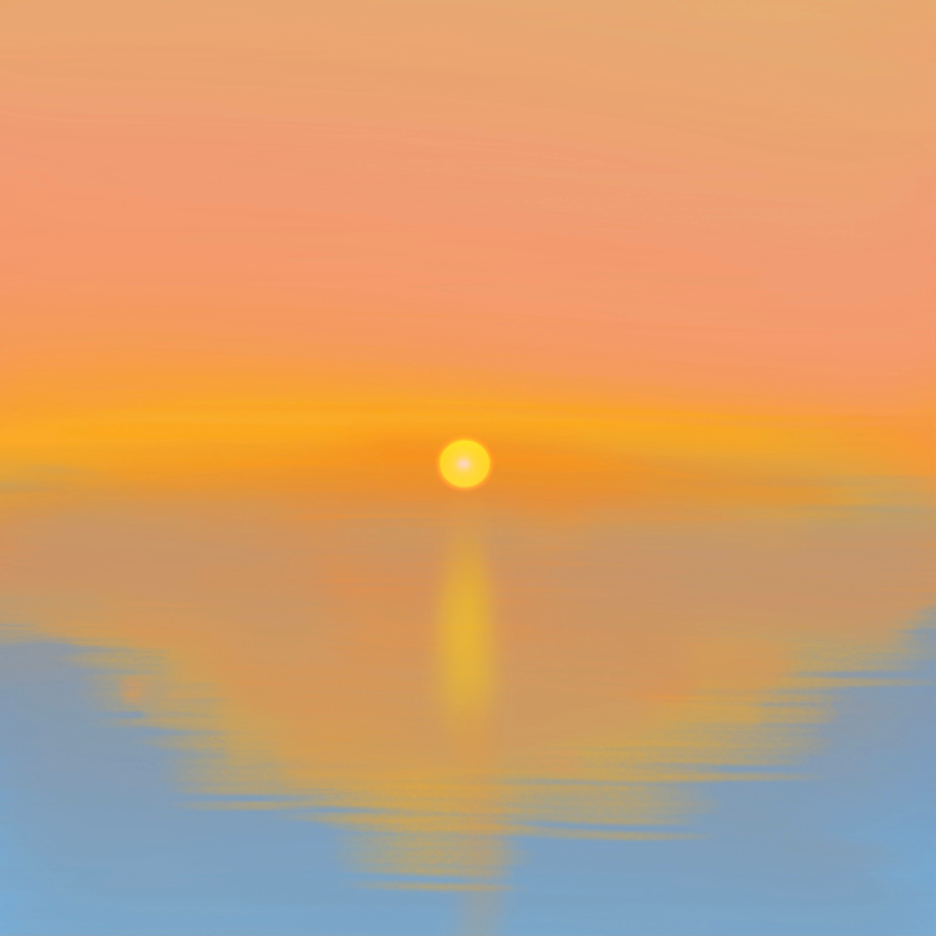 Sunset at the Sea